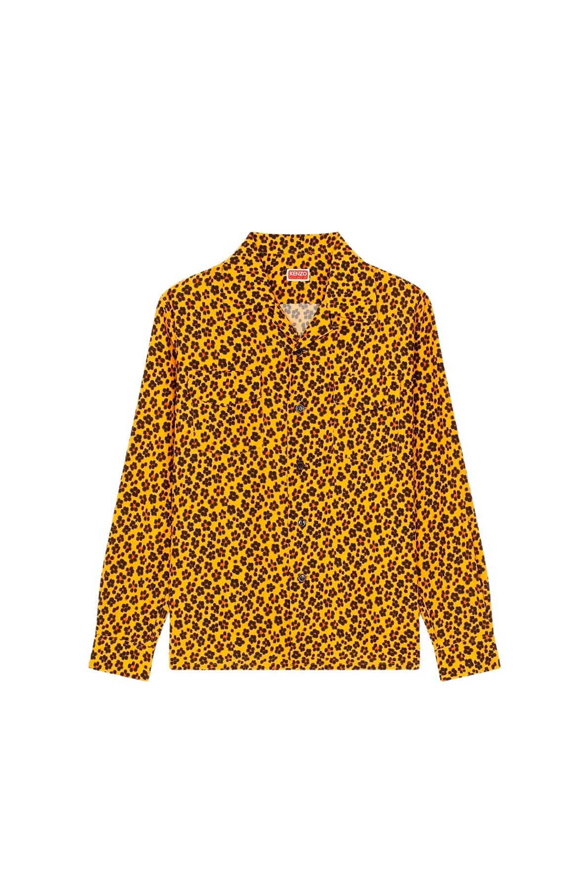 Chemise décontractée "Hana Leopard - Golden Yellow
