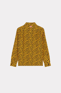 Chemise décontractée "Hana Leopard - Golden Yellow