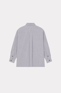 Chemise oversize "Boke Flower Crest" - Midnight Blue