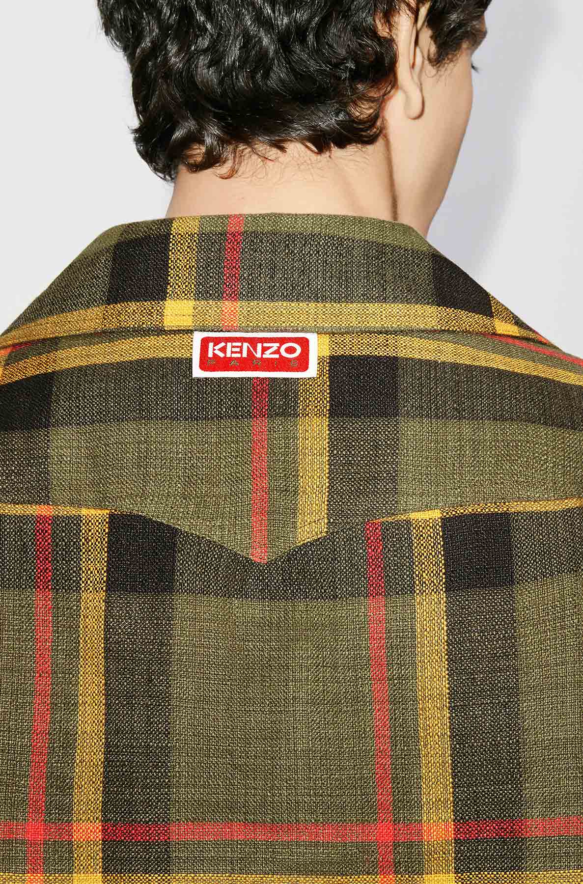 Surchemise oversize à carreaux - Khaki