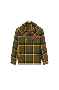Surchemise oversize à carreaux - Khaki