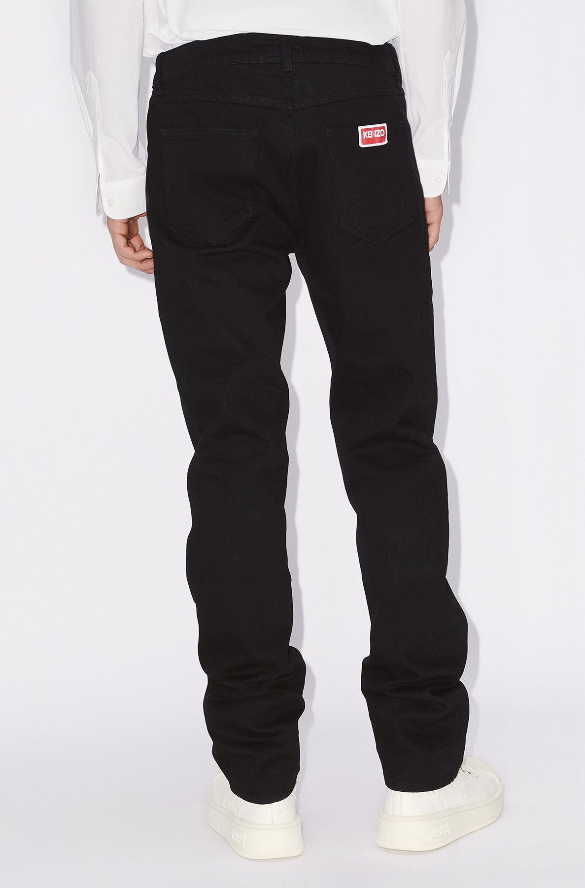 Bara slim jeans in Japanese denim - Rinse Black Denim
