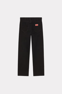 Bara slim jeans in Japanese denim - Rinse Black Denim