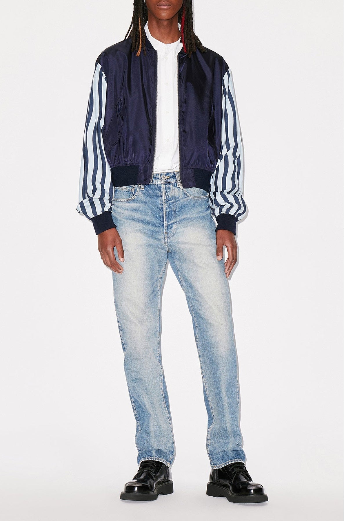Jean droit Asago - Medium Stone Blue