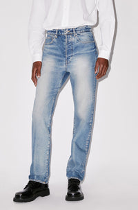 Jean droit Asago - Medium Stone Blue