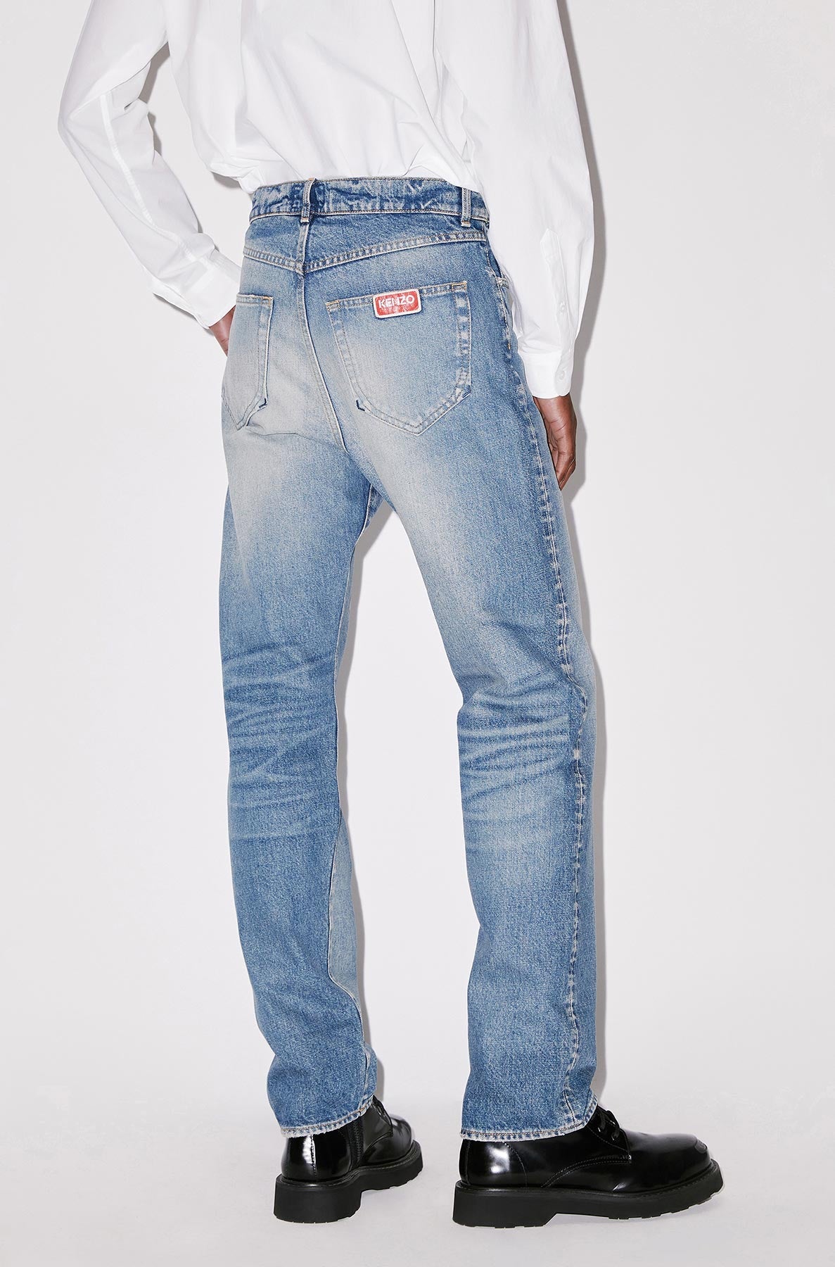 Jean droit Asago - Medium Stone Blue