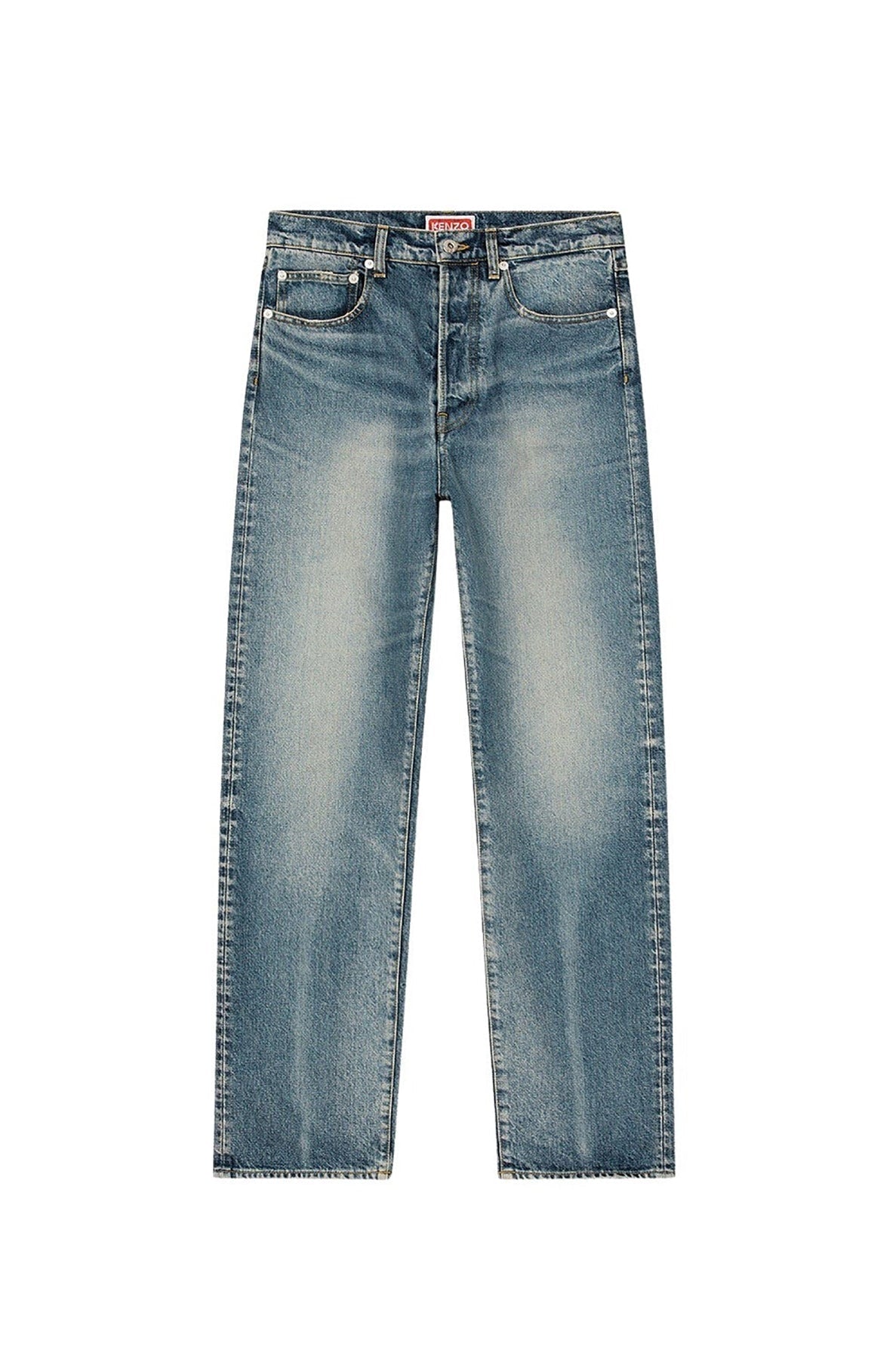 Jean droit Asago - Medium Stone Blue