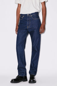 Jean droit Asagao - Rinse Blue Denim