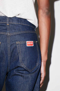 Jean droit Asagao - Rinse Blue Denim