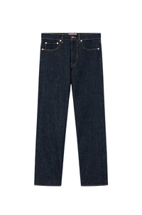Jean droit Asagao - Rinse Blue Denim