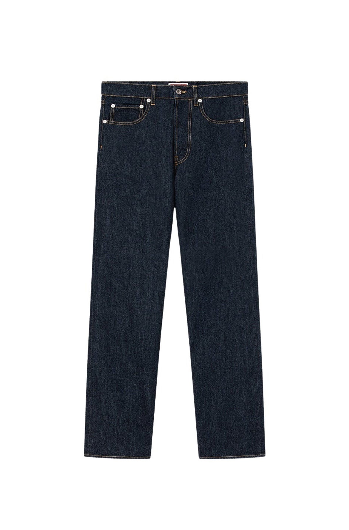 Jean droit Asagao - Rinse Blue Denim