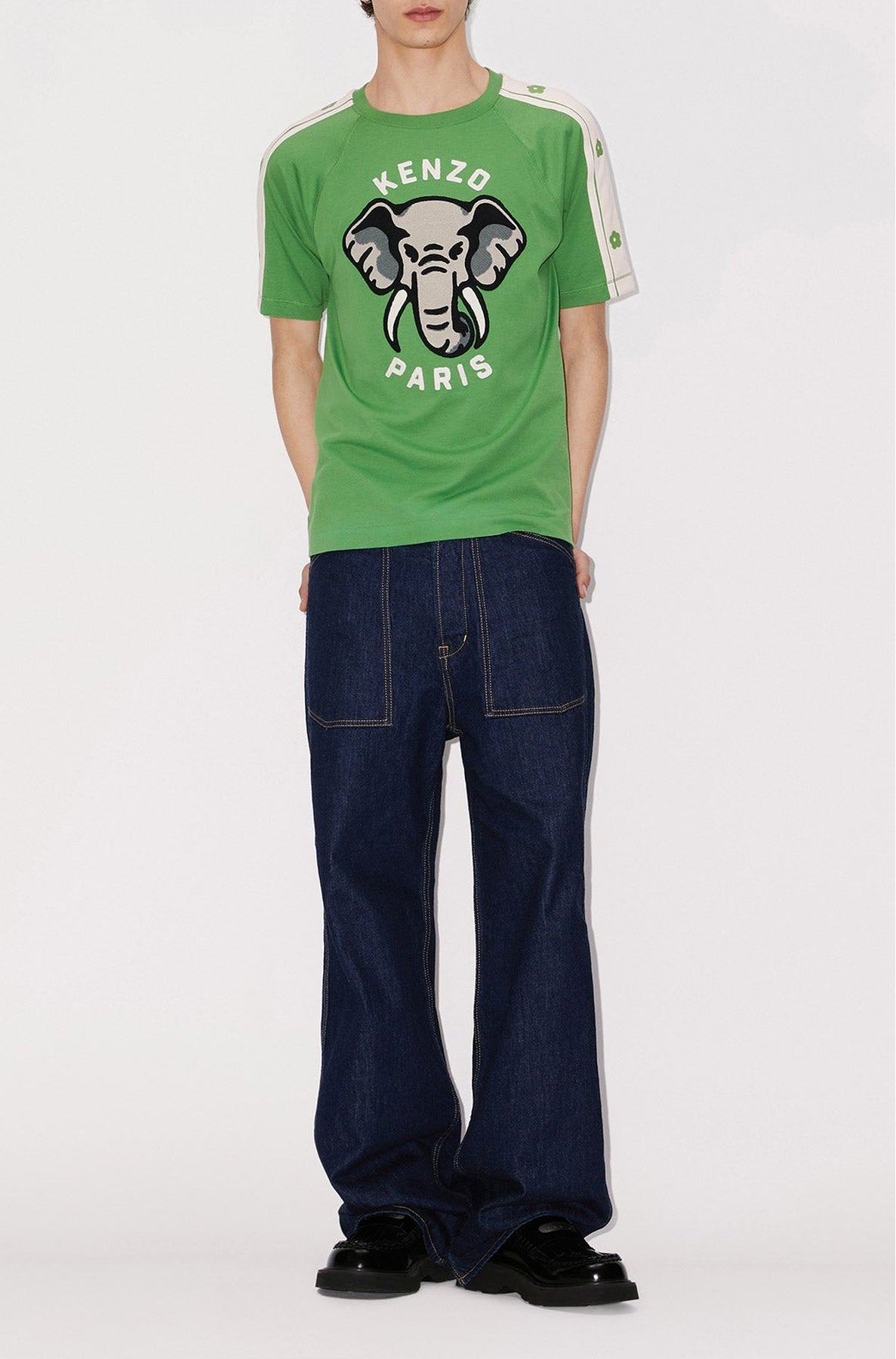 Loose sailor jeans - Rinse Blue