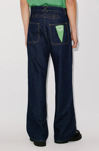 Loose sailor jeans - Rinse Blue