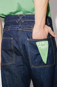 Loose sailor jeans - Rinse Blue