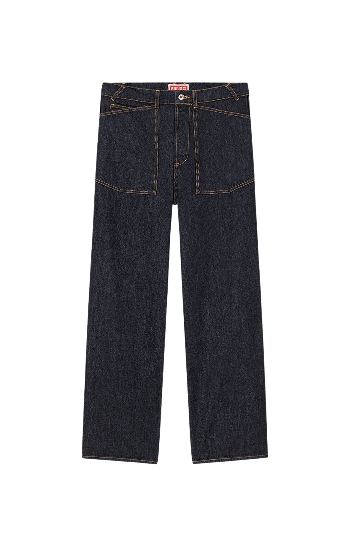 Loose sailor jeans - Rinse Blue