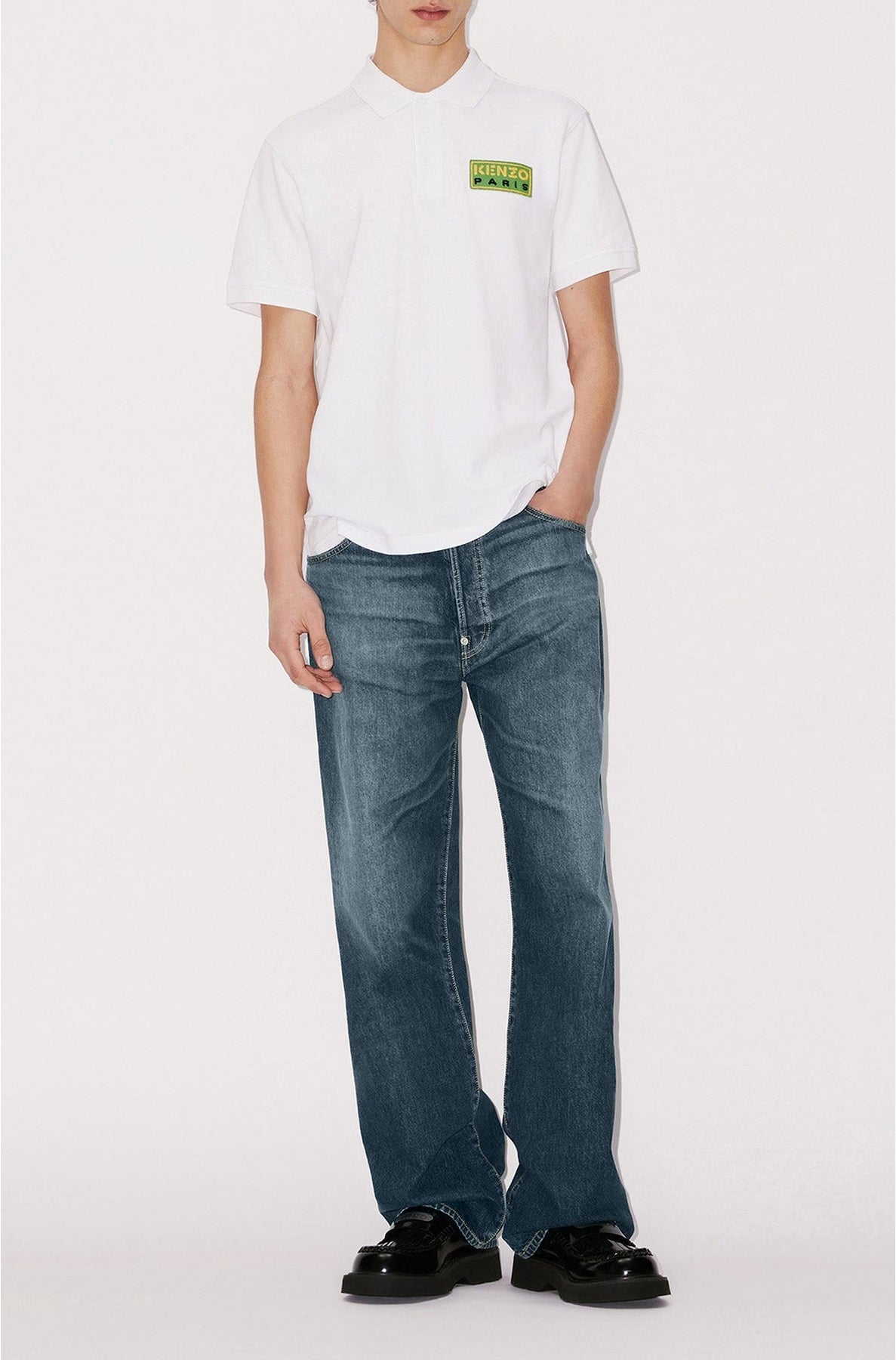 Dark Stone Suisen Relaxed Jean
