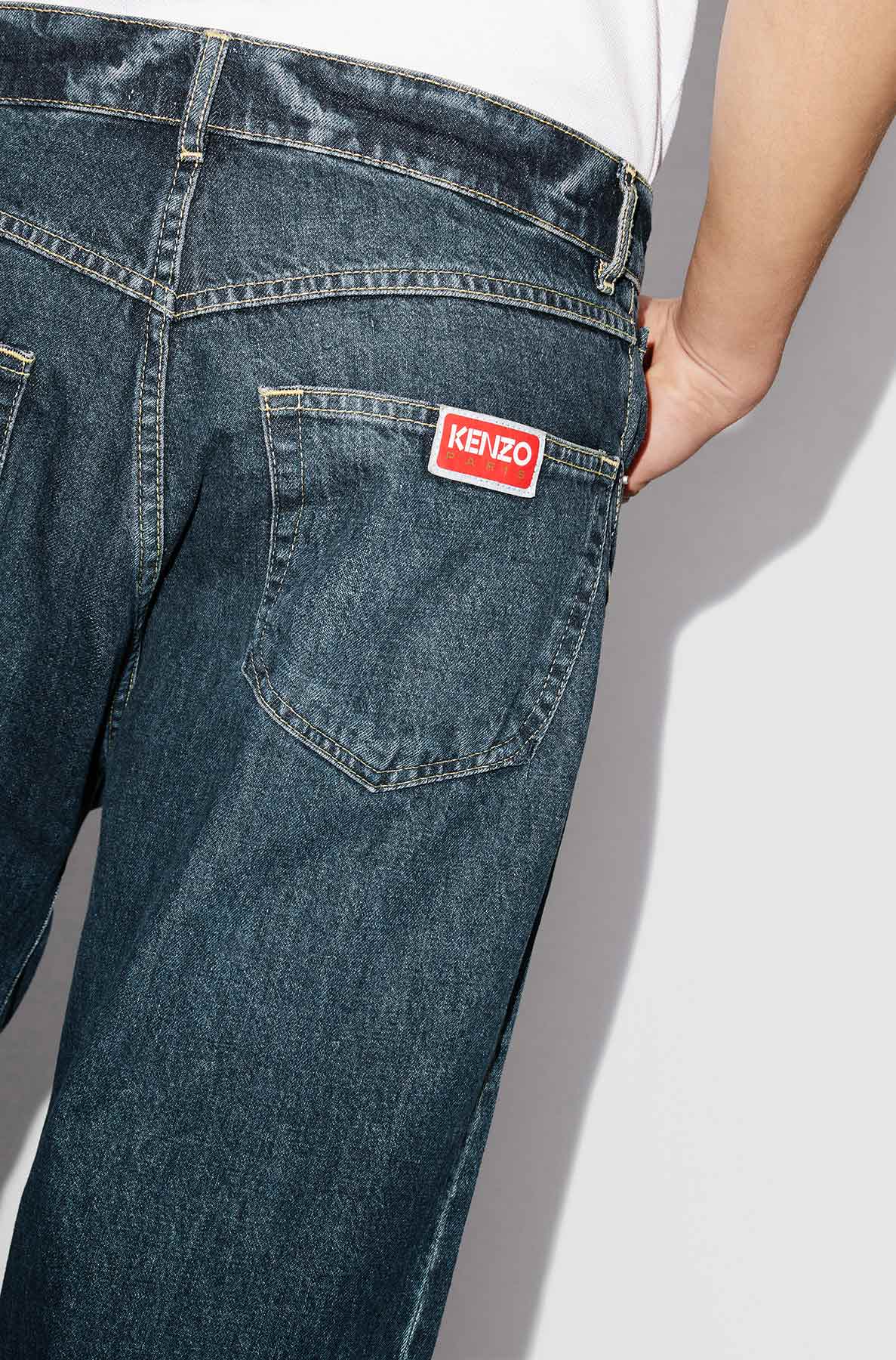 Dark Stone Suisen Relaxed Jean