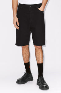 Short denim Himawari - Rinse Black Denim