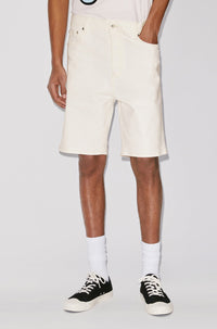 Himawari denim shorts - Bleached White