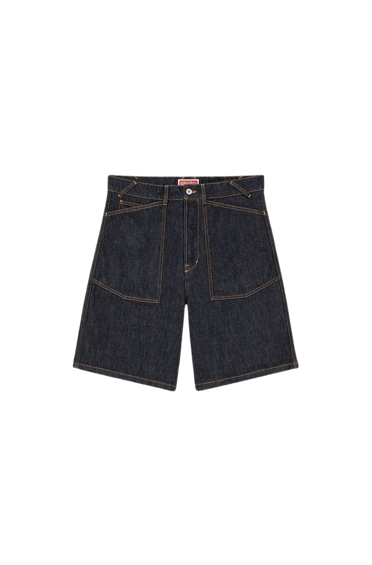 Sailor denim shorts - Rinse Blue