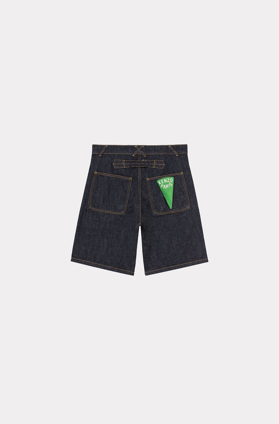 Sailor denim shorts - Rinse Blue