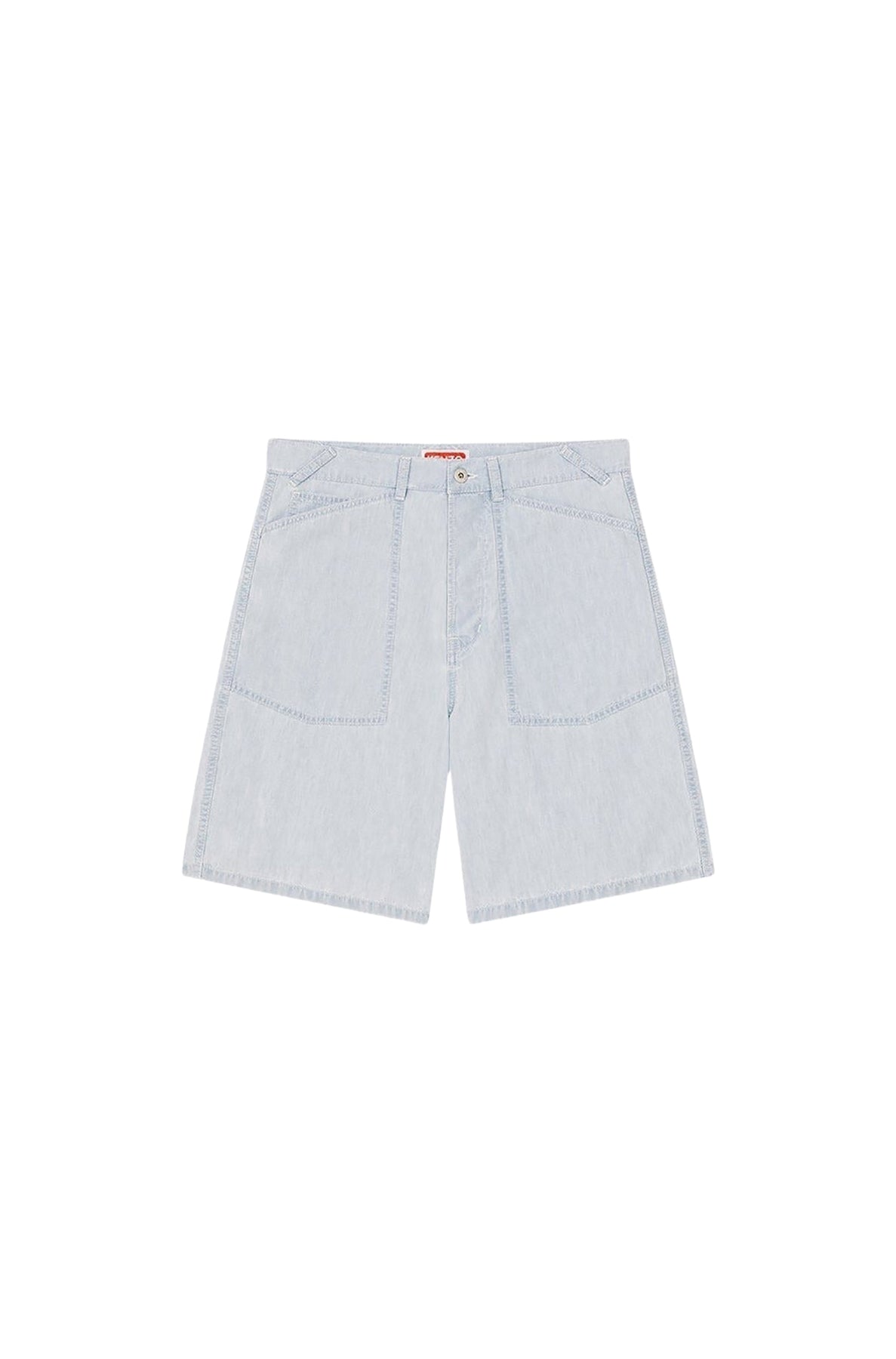 Short en denim ample Sailor - Bleached Blue