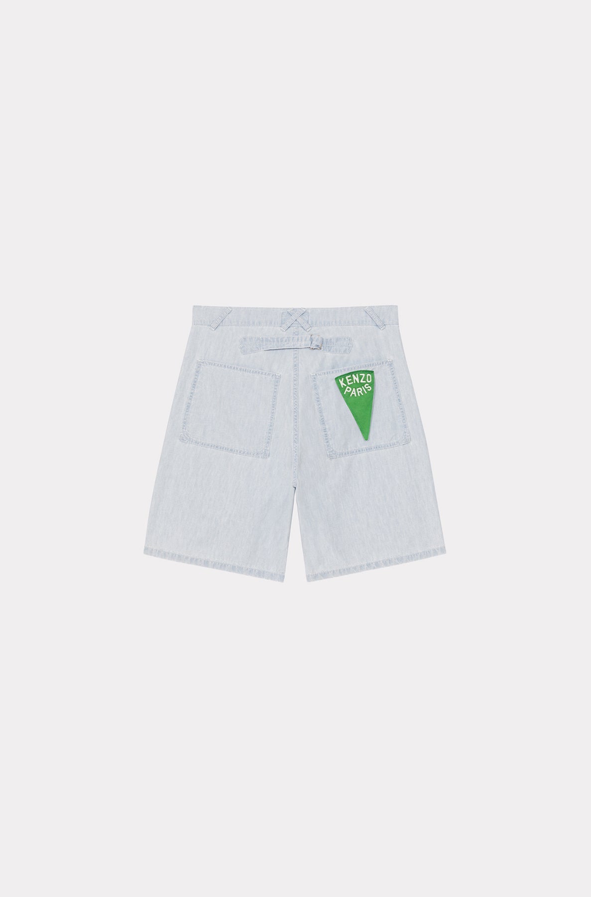 Short en denim ample Sailor - Bleached Blue