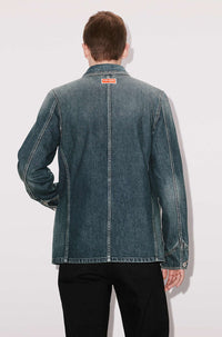 Veste workwear en denim - Dark Stone Blue Denim