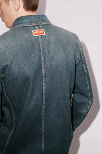 Veste workwear en denim - Dark Stone Blue Denim