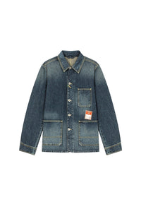 Denim workwear jacket - Dark Stone Blue Denim