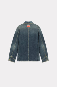 Veste workwear en denim - Dark Stone Blue Denim