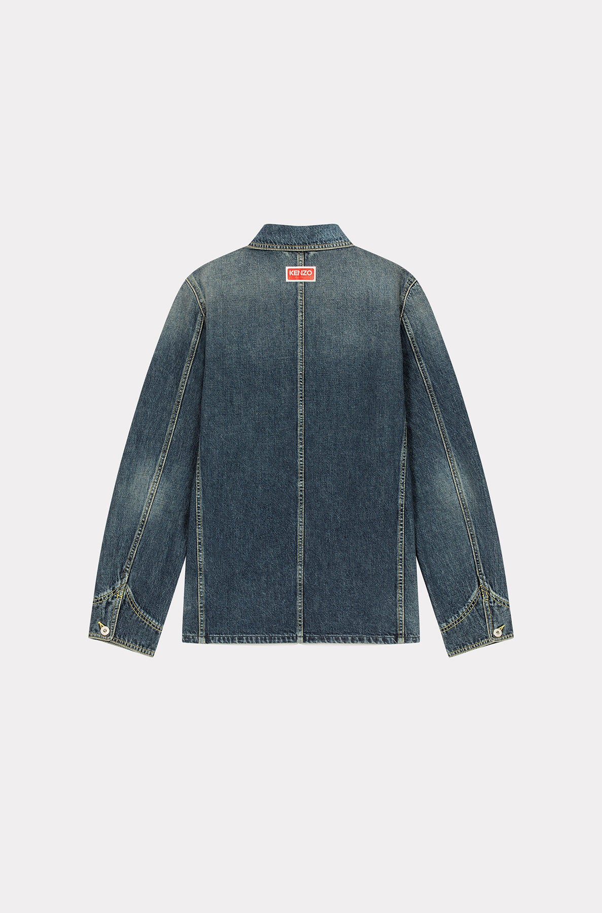 Veste workwear en denim - Dark Stone Blue Denim