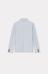 Veste denim à poches - Bleached Blue