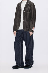 Veste denim à poches - Rinse Black
