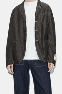 Veste denim à poches - Rinse Black