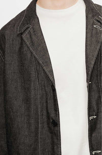Veste denim à poches - Rinse Black