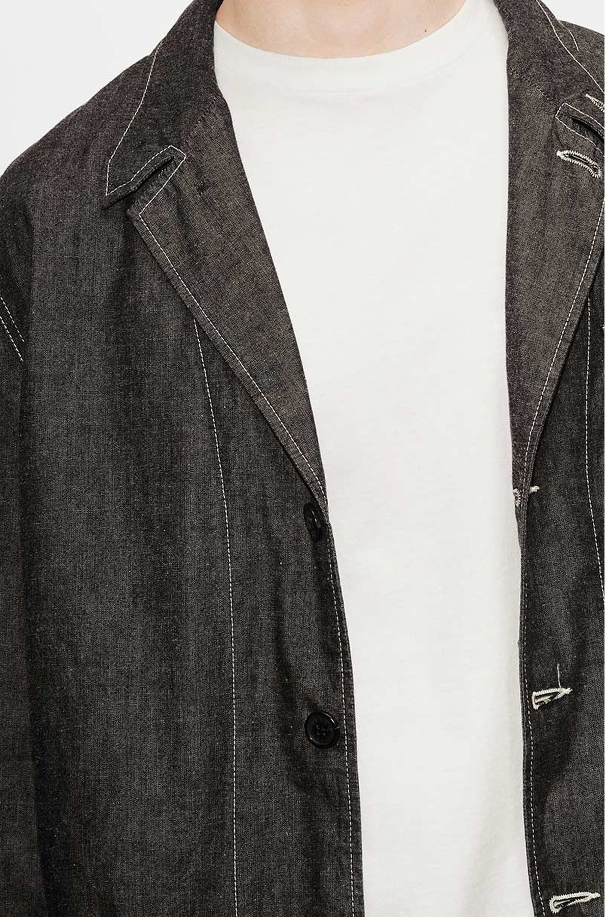 Veste denim à poches - Rinse Black