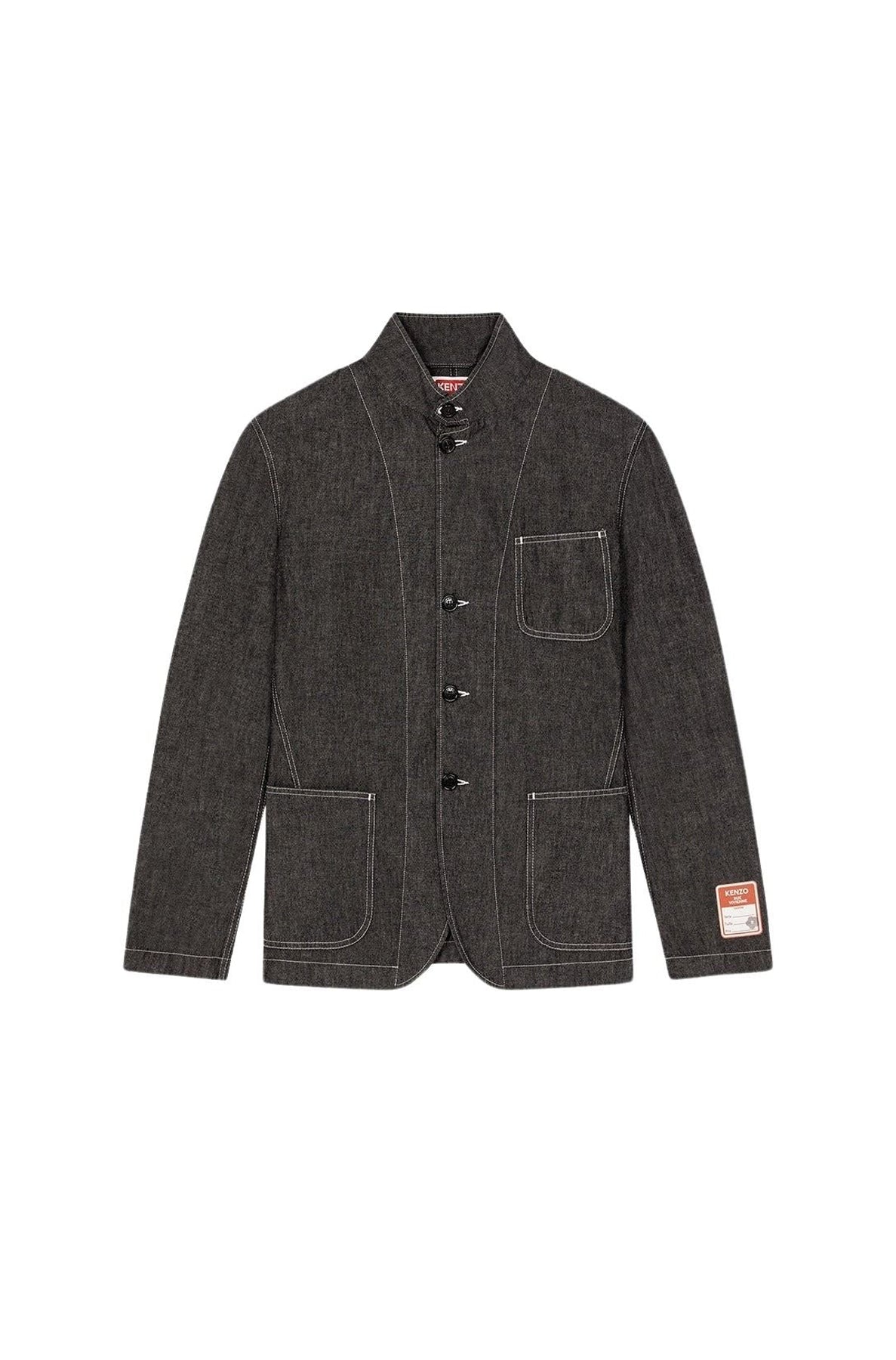 Veste denim à poches - Rinse Black