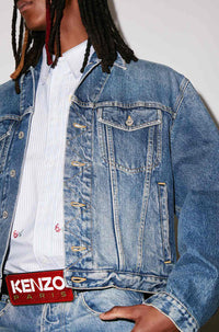 Trucker denim jacket - Medium Stone Blue Denim