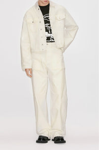 Denim trucker jacket - Bleached White Denim