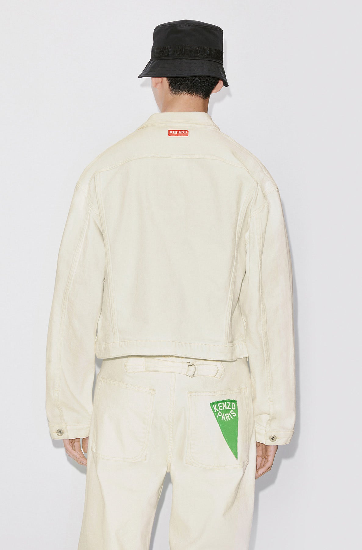 Denim trucker jacket - Bleached White Denim