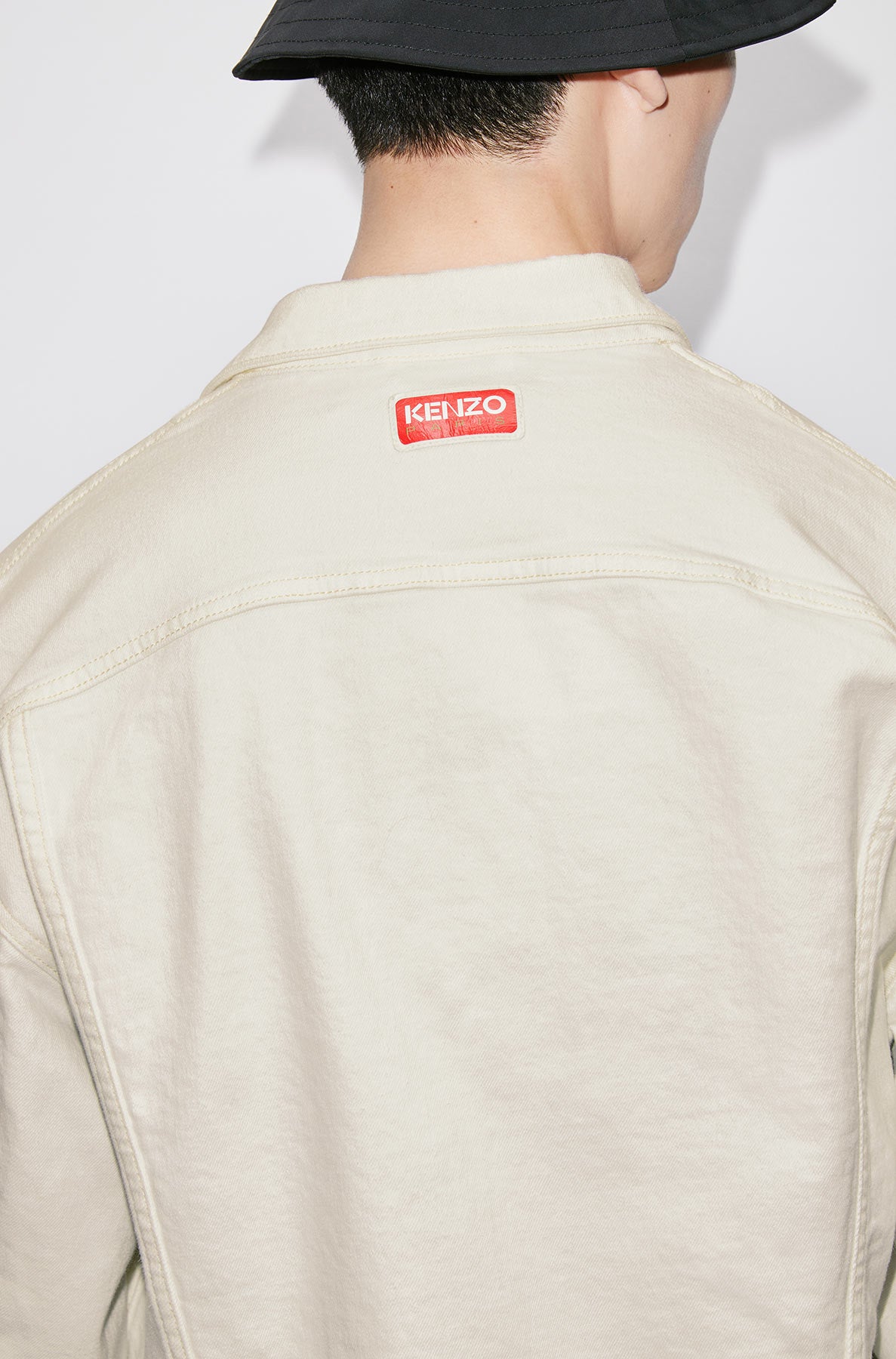 Denim trucker jacket - Bleached White Denim