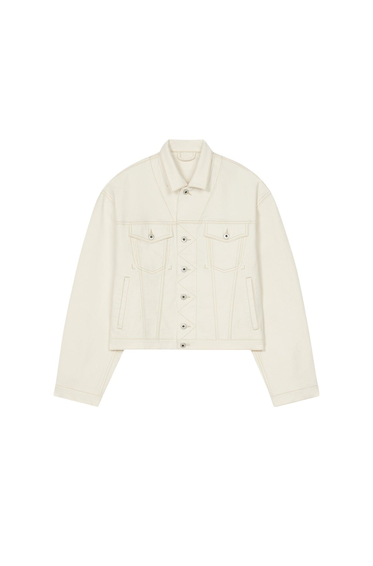 Denim trucker jacket - Bleached White Denim