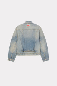 Boxy denim jacket - Stone Dirty Blue