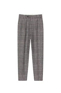 Pantalon de tailleur Wavy check - Black