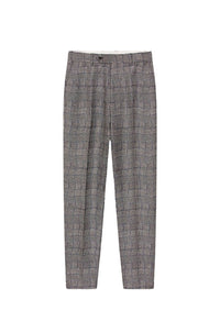 Wavy Check Slim Pant