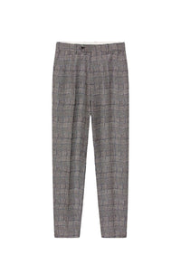 Wavy Check Slim Pant