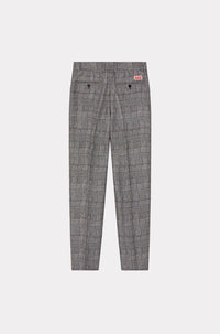 Pantalon de tailleur Wavy check - Black