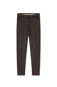 Pantalon de smoking à rayures en laine - Anthracite