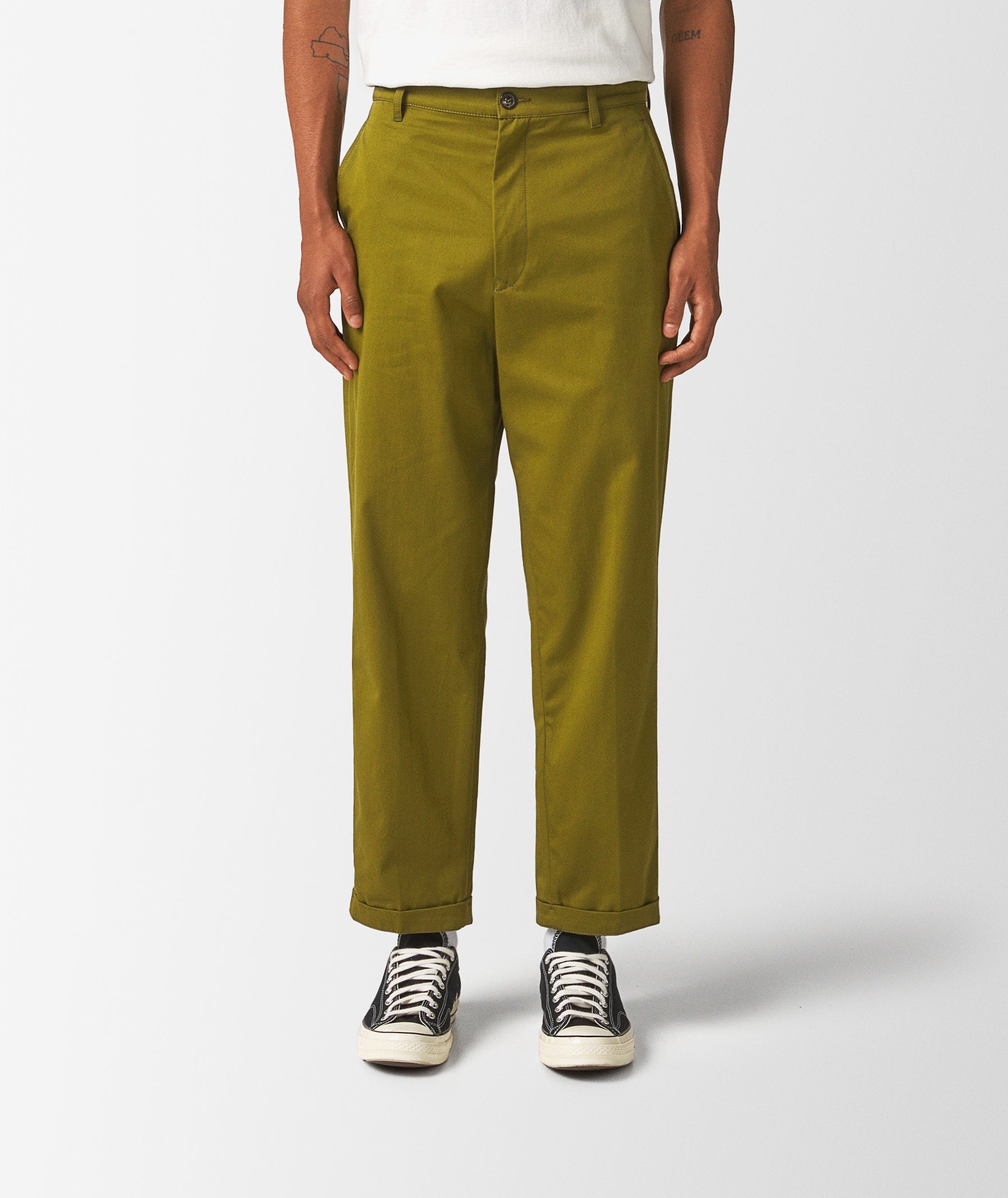 Pantalon chino à poches - Khaki
